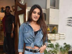 Nidhhi Agerwal spotted at Fable Cafe in Juhu