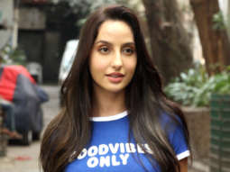Nora Fatehi snapped at Krome studio in Bandra