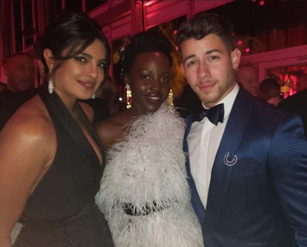 Oscars 2019 After Party: Priyanka Chopra and Nick Jonas strike a pose with Black Panther star Lupita Nyong’o, Taraji P Henson, Kate Bosworth 