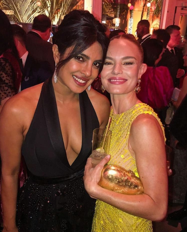 Oscars 2019 After Party: Priyanka Chopra and Nick Jonas strike a pose with Black Panther star Lupita Nyong’o, Taraji P Henson, Kate Bosworth