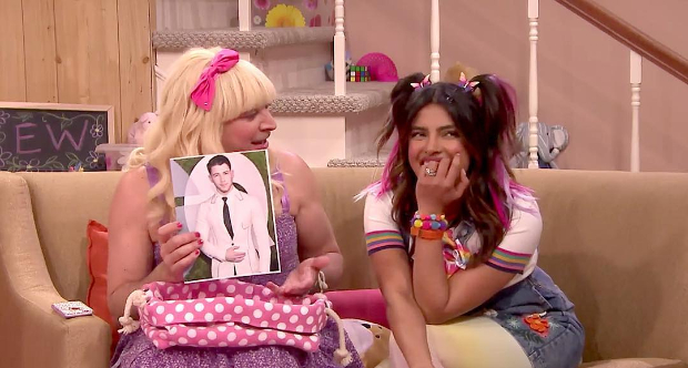 Priyanka Chopra joins Jimmy Fallon for EW! sketch and her character is totally into Nick Jonas Priyanka Chopra joins Jimmy Fallon for EW! sketch and her character is totally into Nick Jonas