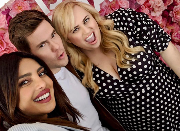 Priyanka Chopra has a blast with Rebel Wilson and Adam Devine while promoting Isn’t It Romantic
