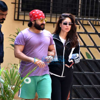 Saif Ali Khan and Kareena Kapoor Khan spotted at the gym in Bandra