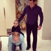 "Nana and Mamu time" - Salman Khan's dad Salim Khan giving a ride to little Ahil Sharma is winning the internet