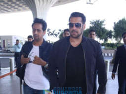 Salman Khan, Daisy Shah and Sonu Nigam snapped at the airport