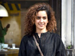 Sanya Malhotra spotted at Silver Beach Cafe, Juhu