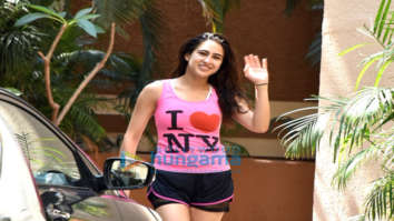Sara Ali Khan snapped at the gym