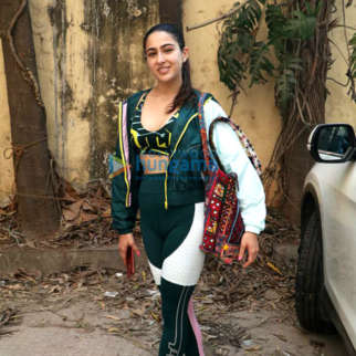 Sara Ali Khan spotted outside the gym