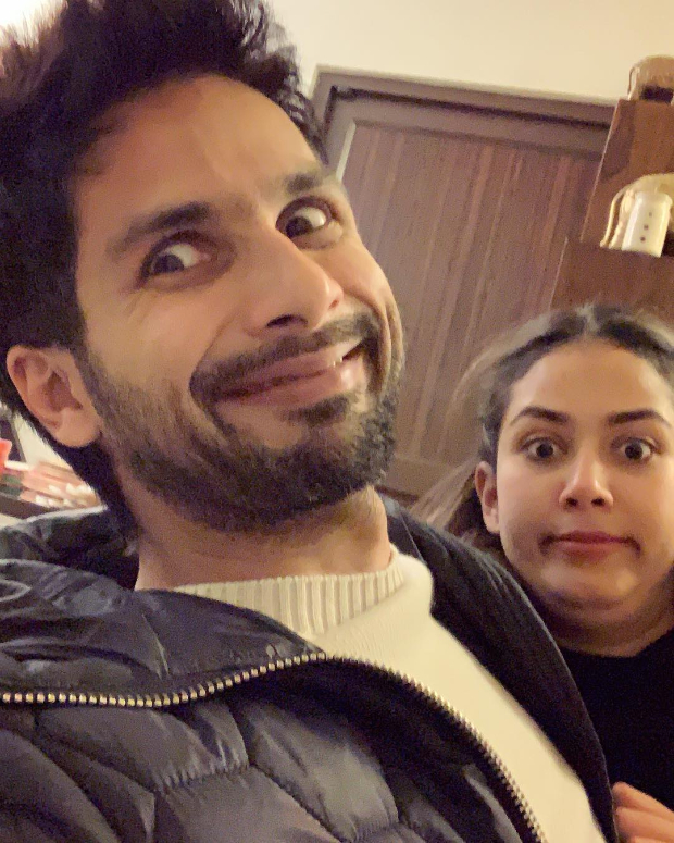 Shahid Kapoor rings in his 38th birthday with cuddles and goofy faces with wife Mira Rajput Shahid Kapoor rings in his 38th birthday with cuddles and goofy faces with wife Mira Rajput