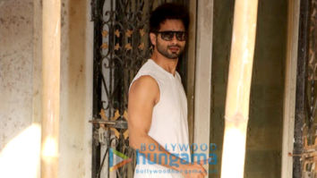 Shahid Kapoor snapped at the gym