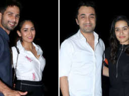 Shahid Kapoor with Meera & Shraddha Kapoor spotted at Soho house