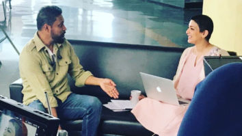 Shoojit Sircar shares a candid moment with Sonali Bendre during an ad shoot, calls her ‘brave and absolutely charming’