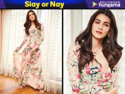 Slay or Nay: Kriti Sanon in a Roopa maxi dress for Luka Chuppi promotions