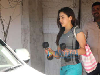 Sonakshi Sinha and Sara Ali Khan spotted at gym in Khar