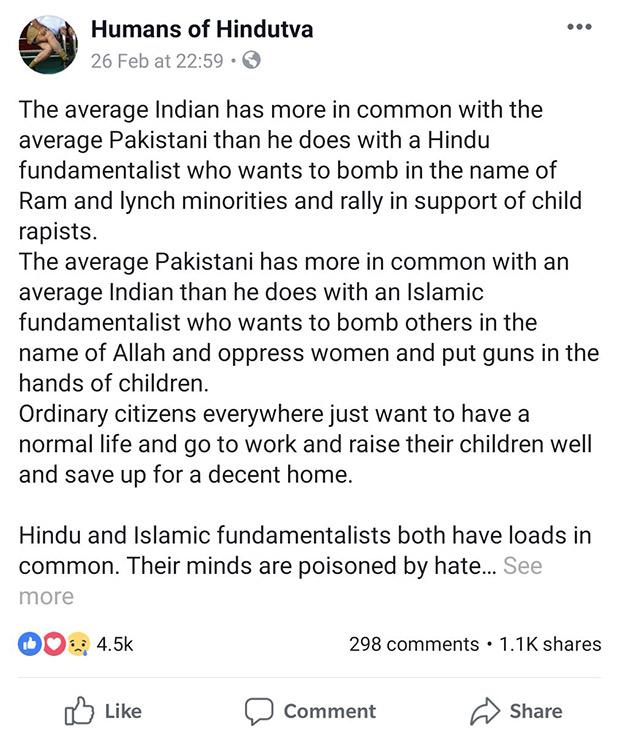 Sonam Kapoor faces backlash for plagiarising Humans Of Hindutva propaganda