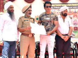 Sonu Sood attends an event honouring the martyrs of the Pulwama terror attack