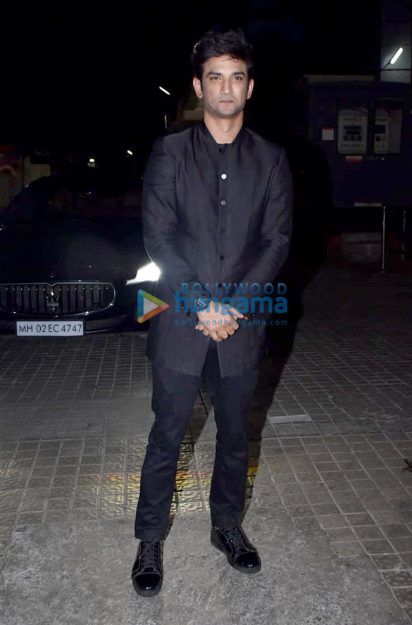 sushant singh rajput sara ali khan and others grace the special screening of sonchiriya 1