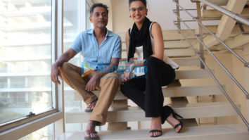 Taapsee Pannu and Sujoy Ghosh snapped promoting Badla at Red Chillies office