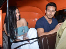 Tiger Shroff and Krishna Shroff spotted at Bastian in Bandra