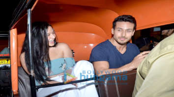 Tiger Shroff and Krishna Shroff spotted at Bastian in Bandra