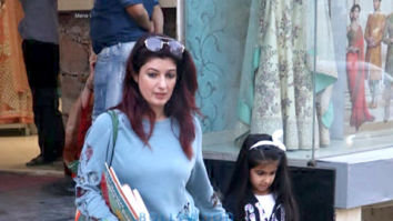Twinkle Khanna snapped with Nitara spotted at a book store in Juhu