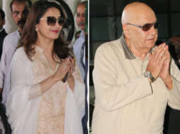 UNCUT: Madhuri Dixit, Prem Chopra, Neil Nitin Mukesh at Late Rajkumar Barjatya Prayer Meet