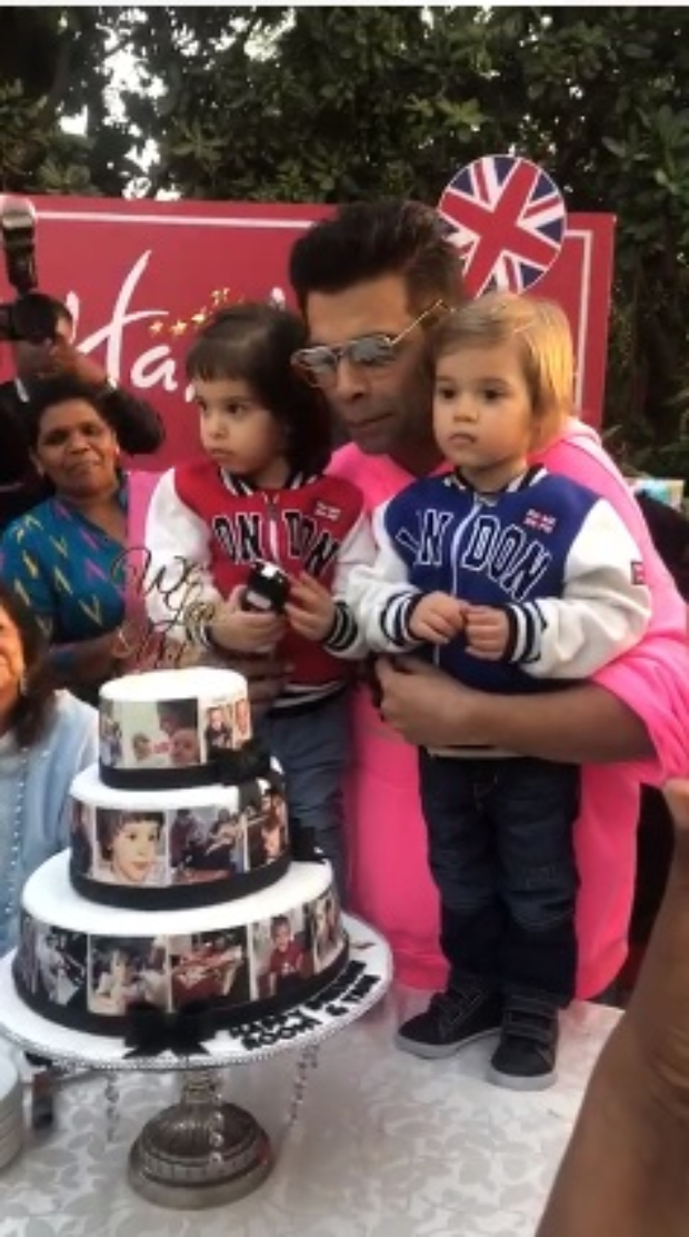 Varun Dhawan joins birthday celebrations of Karan Johar's twins Yash and Roohi 