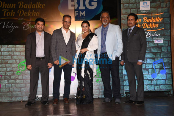 Vidya Balan snapped at 92.7 Big FM as a radio jockey