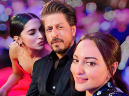 Sonakshi Sinha posts a selfie with Shah Rukh Khan and Deepika Padukone and the trio is giving us some major goals!