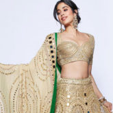 Akash Ambani - Shloka Mehta Reception Janhvi Kapoor is a GOLDEN GIRL in this elegant avatar