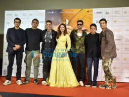 Akshay Kumar, Parineeti Chopra and Karan Johar grace the press conference of Kesari