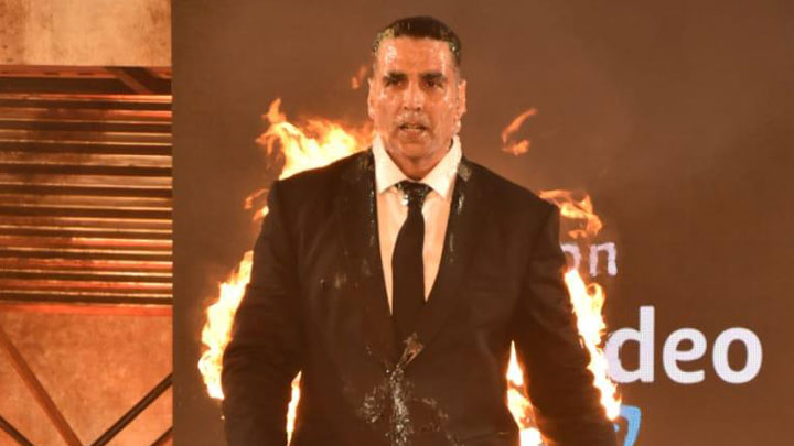 Akshay Kumar launches his Amazon Prime Original series The End at Royal Western India Turf Club, Mahalaxmi Race Course