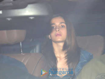 Alia Bhatt snapped at Karan Johar's residence in Bandra