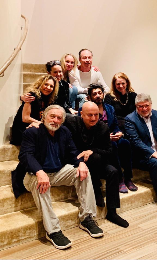 Anupam Kher rings in his birthday with Hollywood legend Robert DeNiro in New York Anupam Kher rings in his birthday with Hollywood legend Robert DeNiro in New York