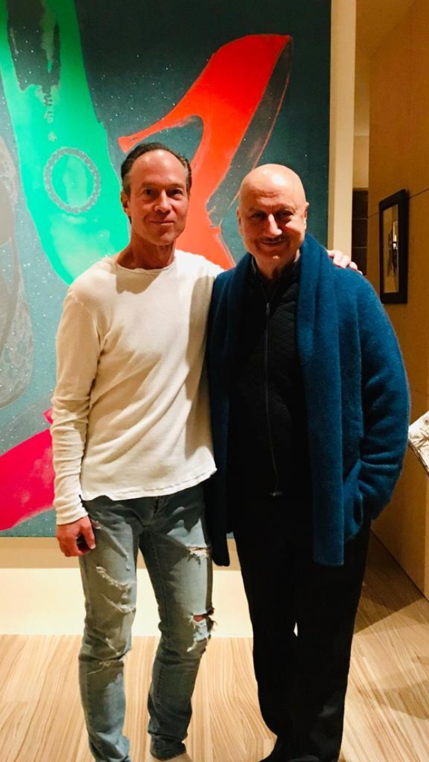 Anupam Kher rings in his birthday with Hollywood legend Robert DeNiro in New York Anupam Kher rings in his birthday with Hollywood legend Robert DeNiro in New York