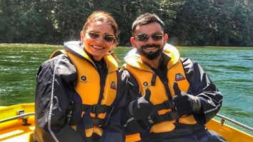 Anushka Sharma and Virat Kohli indulge in cute PDA during a boat ride