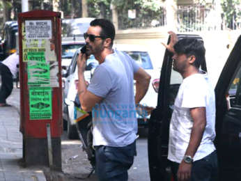 Arjun Rampal spotted at Bandra
