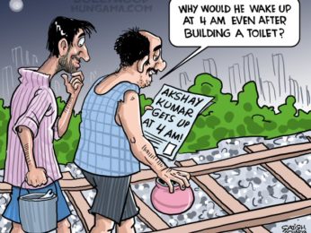 Bollywood Toons: Akshay Kumar says he gets up at 4 am!