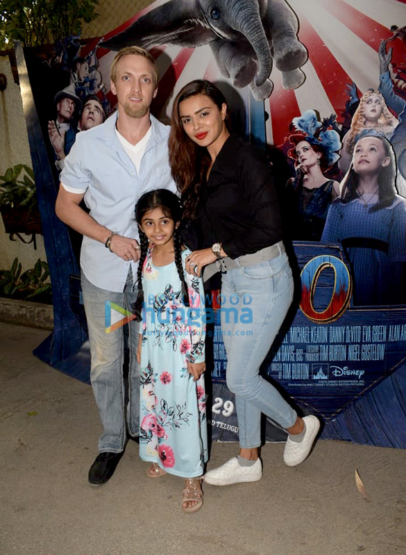 celebs and their kids snapped attending a special screening of disneys dumbo 2