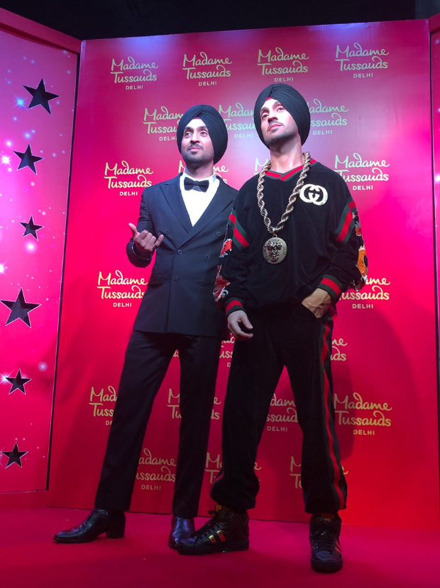 Diljit Dosanjh unveils his wax figure at Madame Tussauds in Delhi