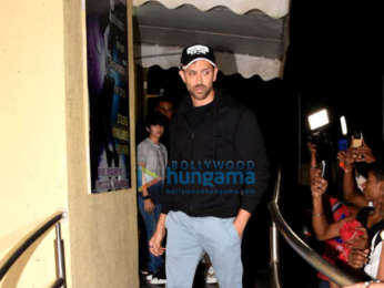 Hrithik Roshan, Sussanne Khan and family spotted in PVR, Juhu