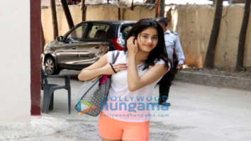 Janhvi Kapoor snapped at the gym