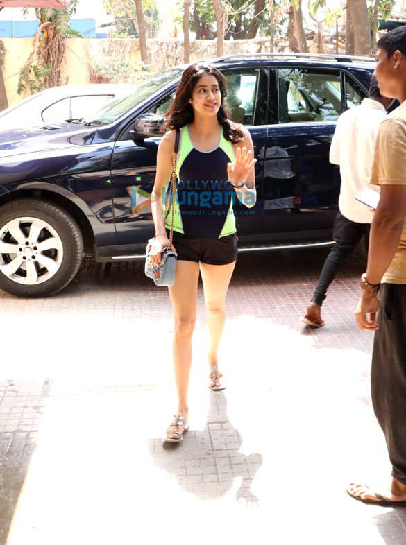 Janhvi Kapoor snapped at the gym