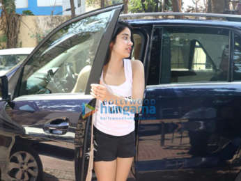 Janhvi Kapoor snapped at the gym