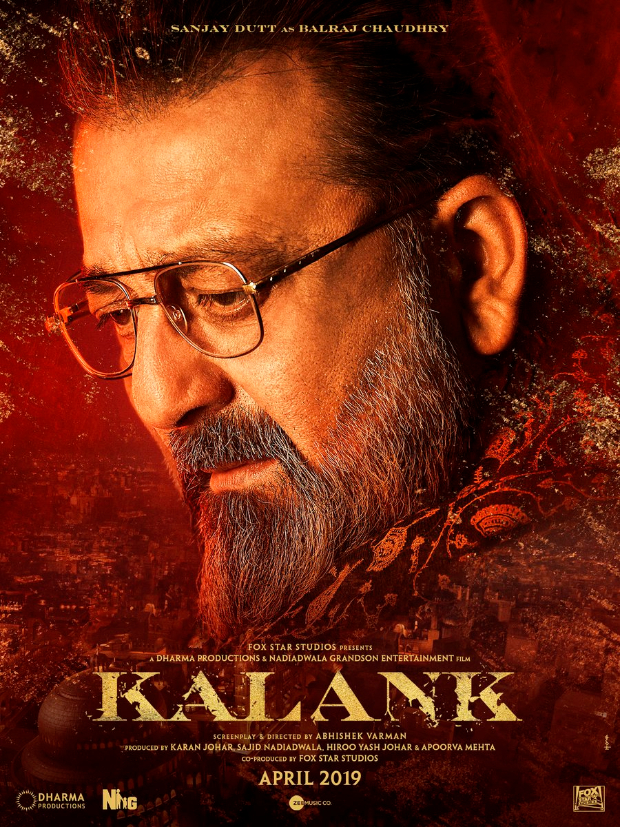 KALANK: Ferocious Varun Dhawan, compassionate Aditya Roy Kapur and formidable Sanjay Dutt make a power trio in these fierce posters