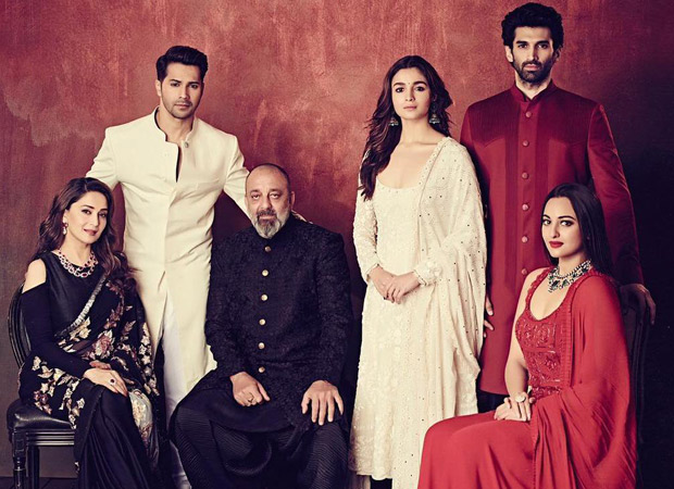 Kalank Alia Bhatt - Varun Dhawan, Madhuri Dixit - Sanjay Dutt, Sonakshi Sinha - Aditya Roy Kapur's co-ordinated elegance is the stuff couture dreams are made of