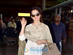 Kangana Ranaut snapped at the airport