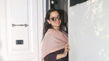 Kangana Ranaut spotted at an ad shoot in Bandra