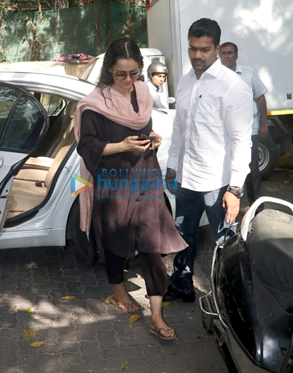 kangana ranaut spotted at an ad shoot in bandra 3