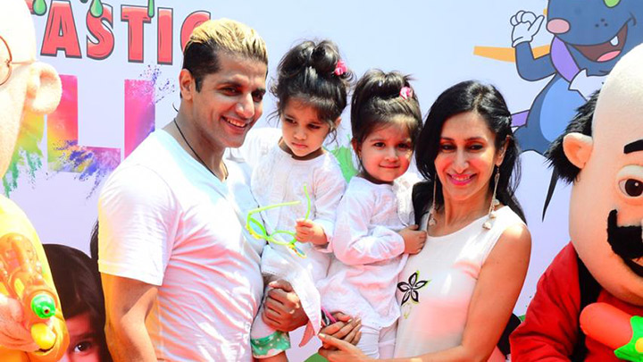 Karanvir Bohra hosts a Eco-Friendly Holi party